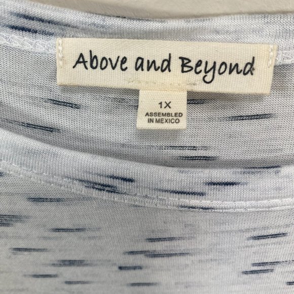 NWOT Above and Beyond American Flag Shirt - Picture 4 of 4